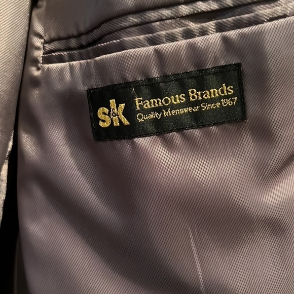 Men’s faux suede CHAPS Ralph Lauren 3 button sports coat tanXL - Picture 8 of 14